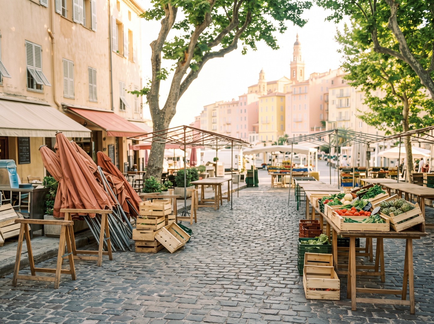 Market morning on the Riviera