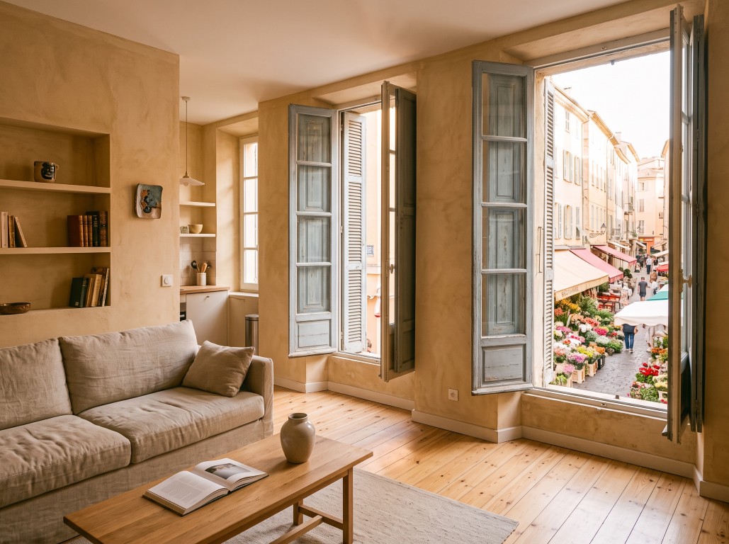 A furnished apartment